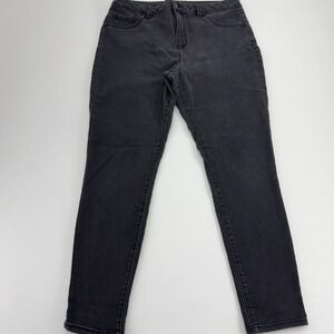 d.jeans Repreve Skinny Jeans Women's Size 14 Faded Black Stretch Denim